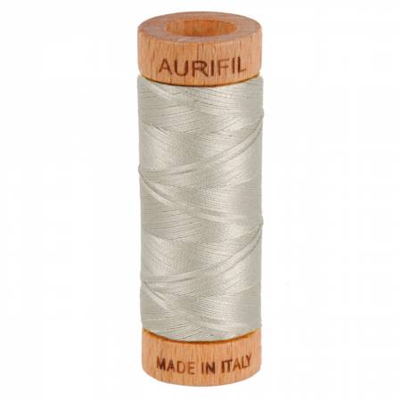 Aurifil Cotton Thread 80wt - Light Grey A1080-5021