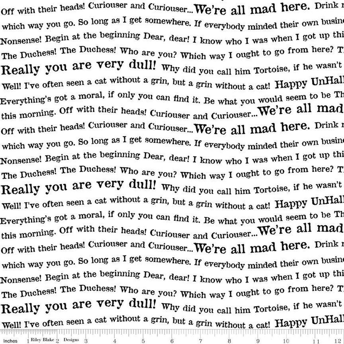 RB Mad Masquerade Wavy Words White