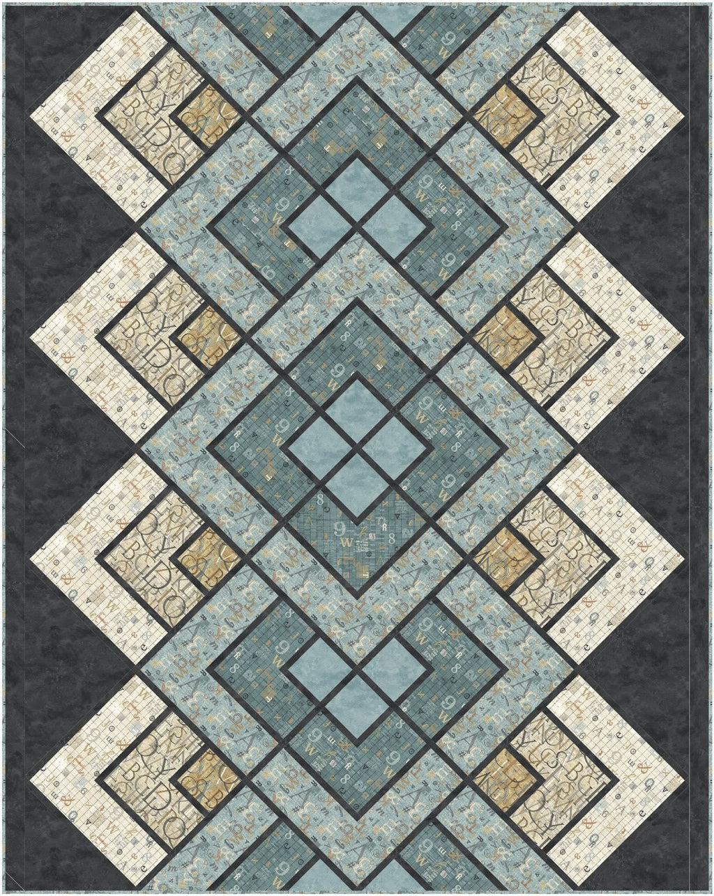 Kit: Modern Lace - My Type (54 3/4" x 67 3/4") Pattern not included