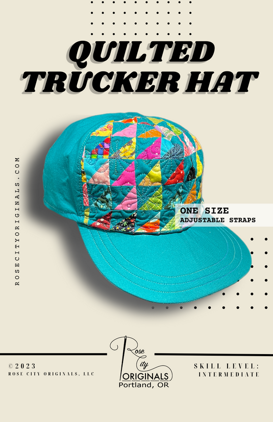 Pattern: Quilted Trucker Hat