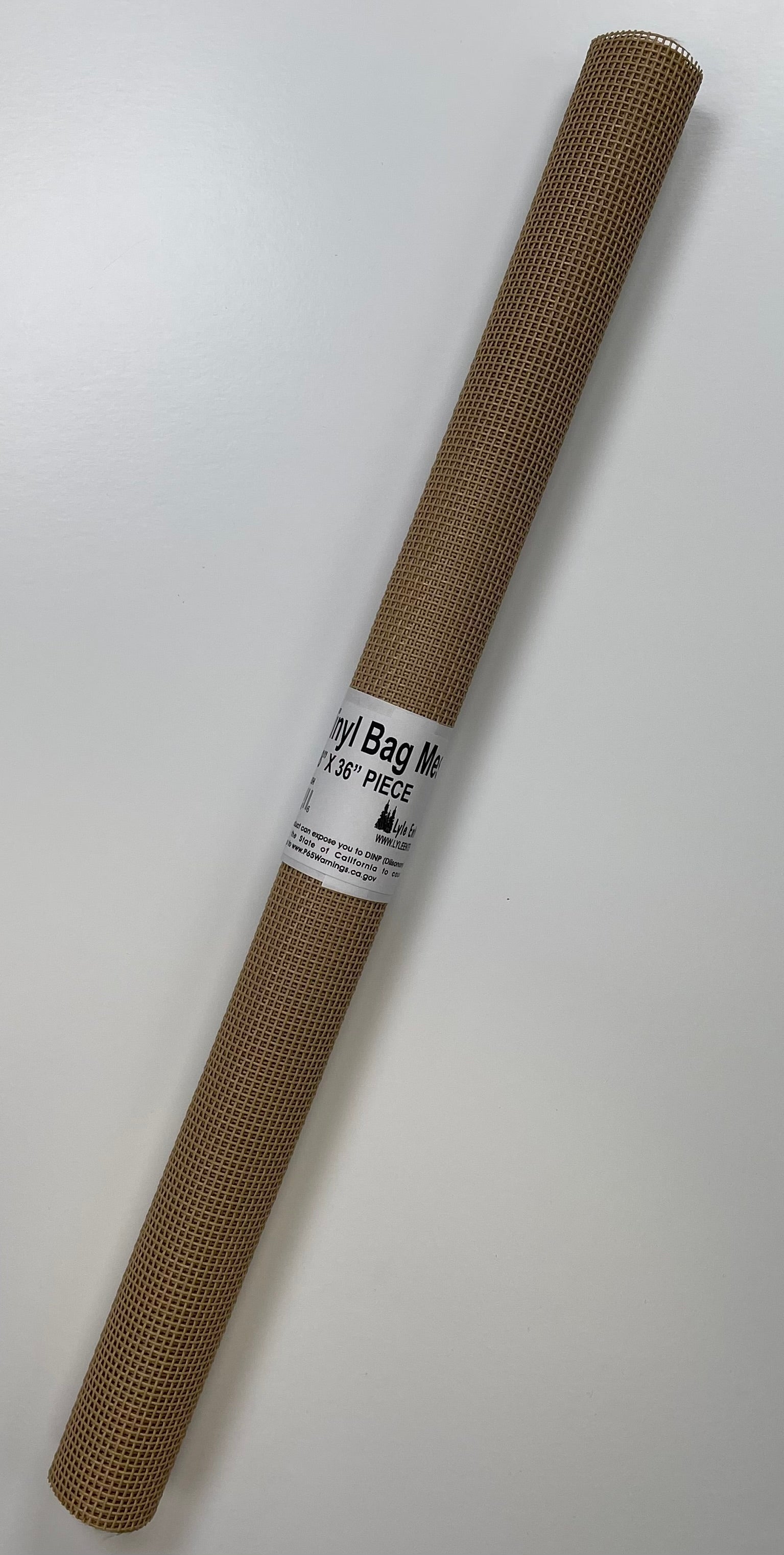 Vinyl Mesh Tan - 18in x 36in