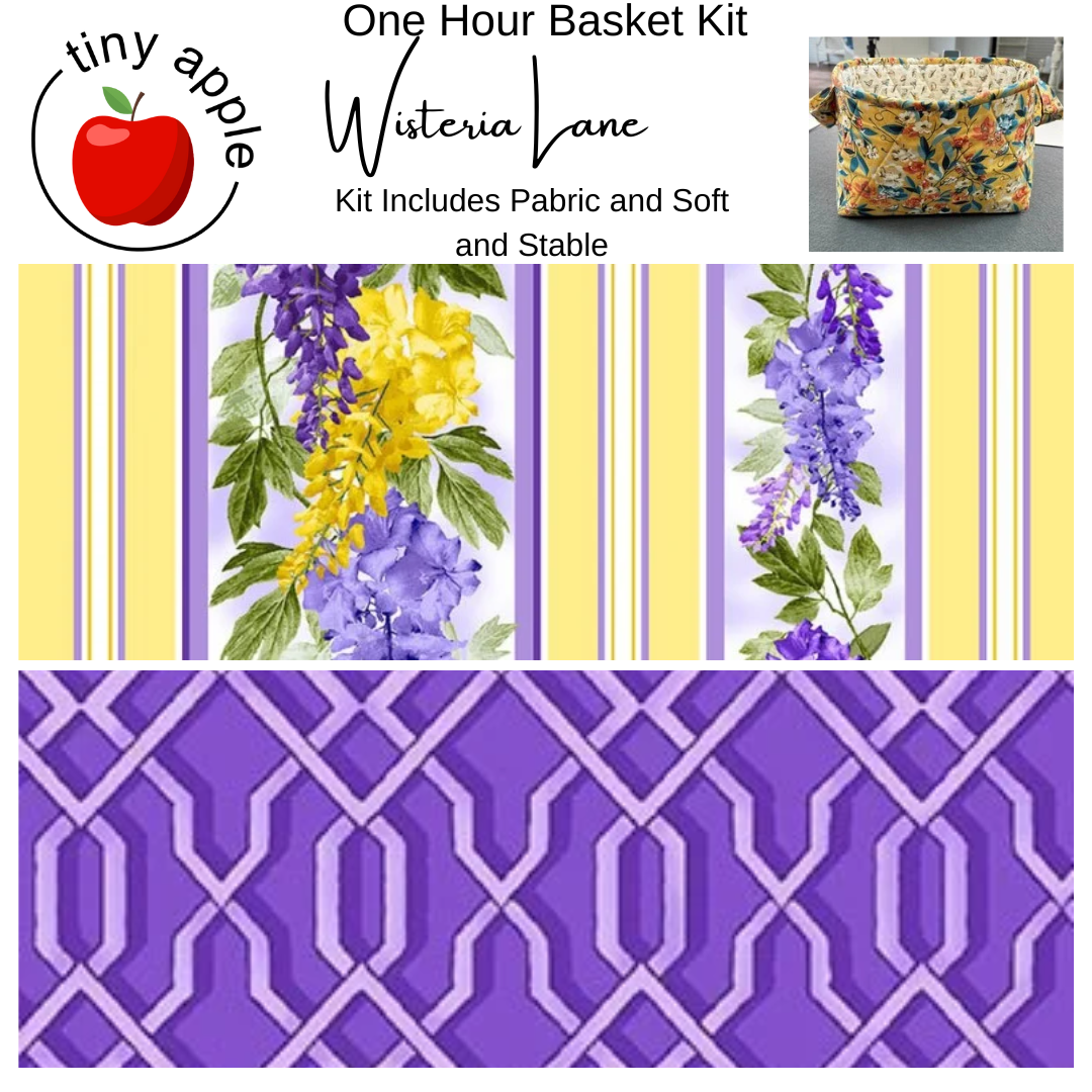 Kit:  One Hour Basket - Wisteria Lane