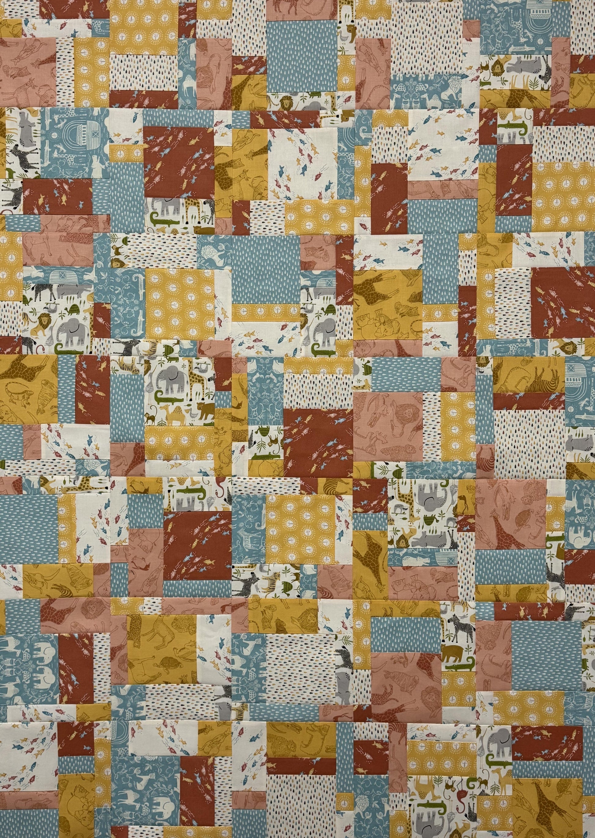 Kit: Lemon Pepper in Noah's Ark (35" x 40") Pattern not Included