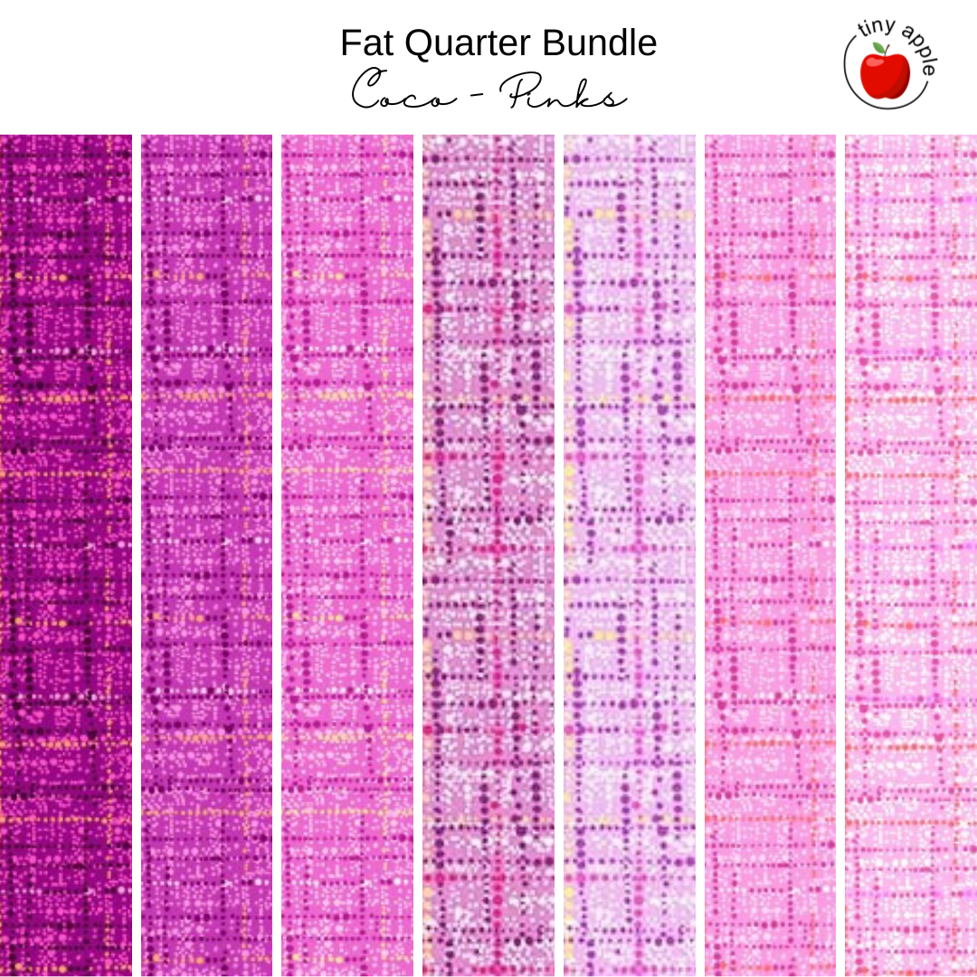 Fat Quarter Bundle (7) - Coco - Pinks