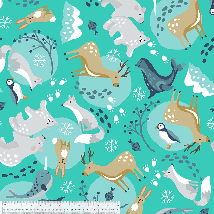 Winterfleece - Polar Pals - Turquoise