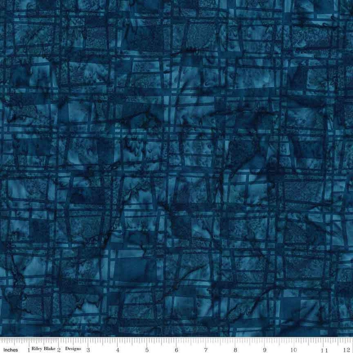 Expressions Batik Retro Revival by Riley Blake - Indigo Dye