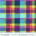 Summer Plaid Canvas in Multi - Canvas & Co. by Whistler Studios