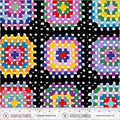 Winterfleece - Granny Squares - Multi