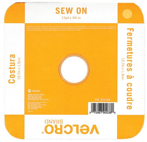 3/4" White Velcro (per inch)