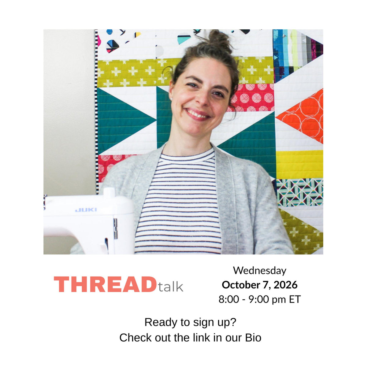 10/07/26 - VIRTUAL THREAD Talk - Shannon Fraser - 8-9pm ET