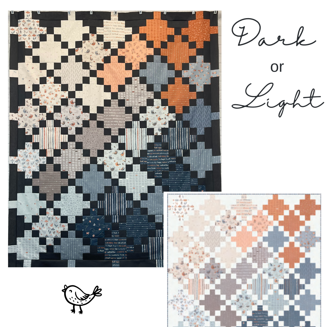 Kit: Celtic Crossing - Chirp (58" x 70") Pattern not included