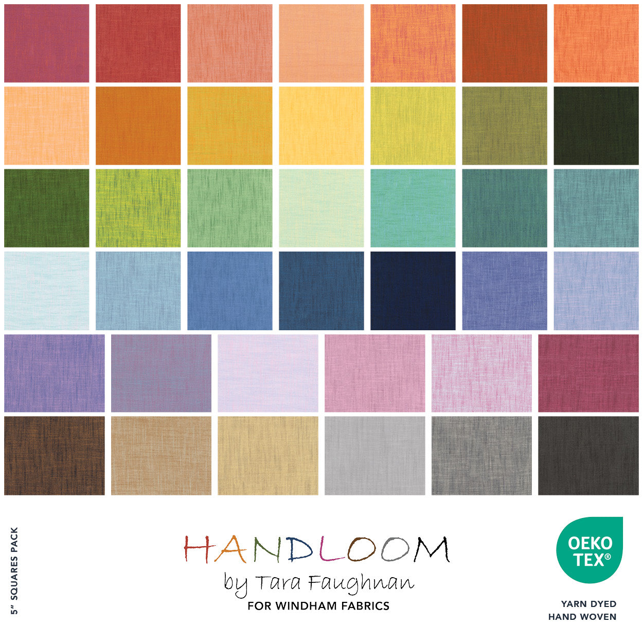 Handloom by Tara Faughnan | 5" Charm Pack
