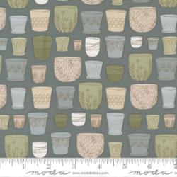 Moda Potted by Kiley's Quilt Room - Pots Ocean