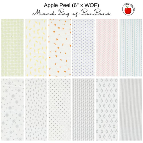 6" Apple Peel (12) - Mixed Bag of Bonbons