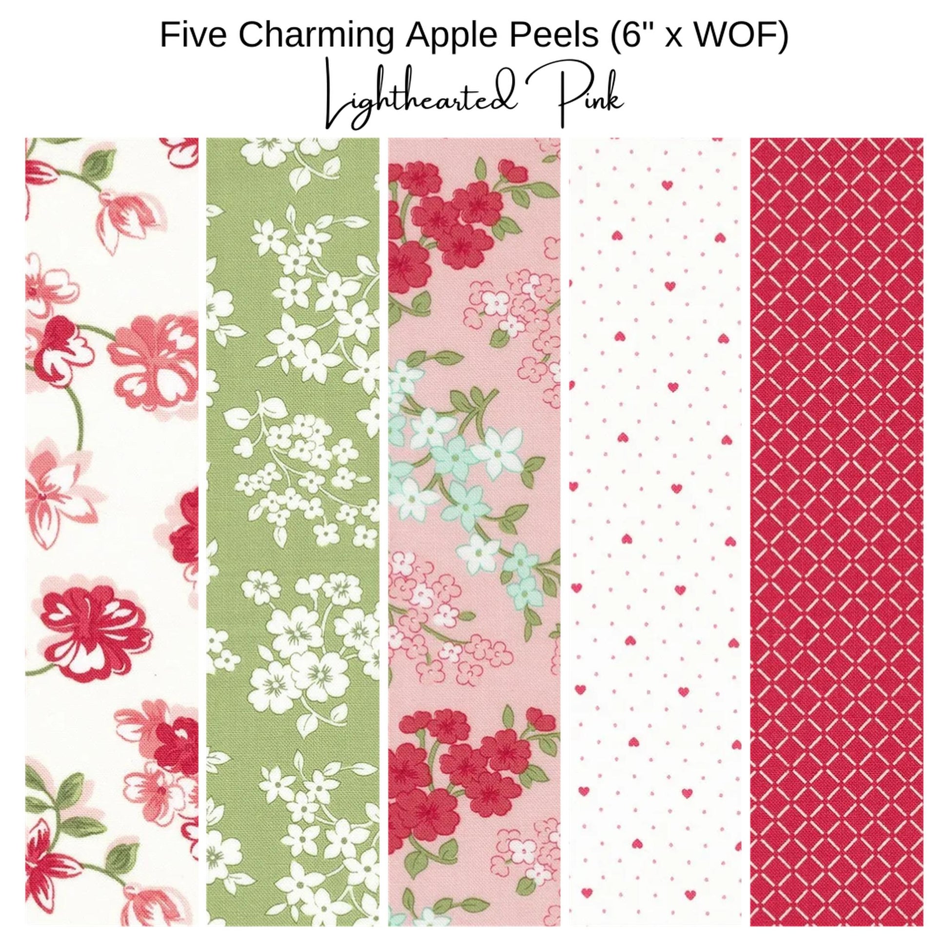 6" Apple Peel (5) - Charming Peel Lighthearted Pink
