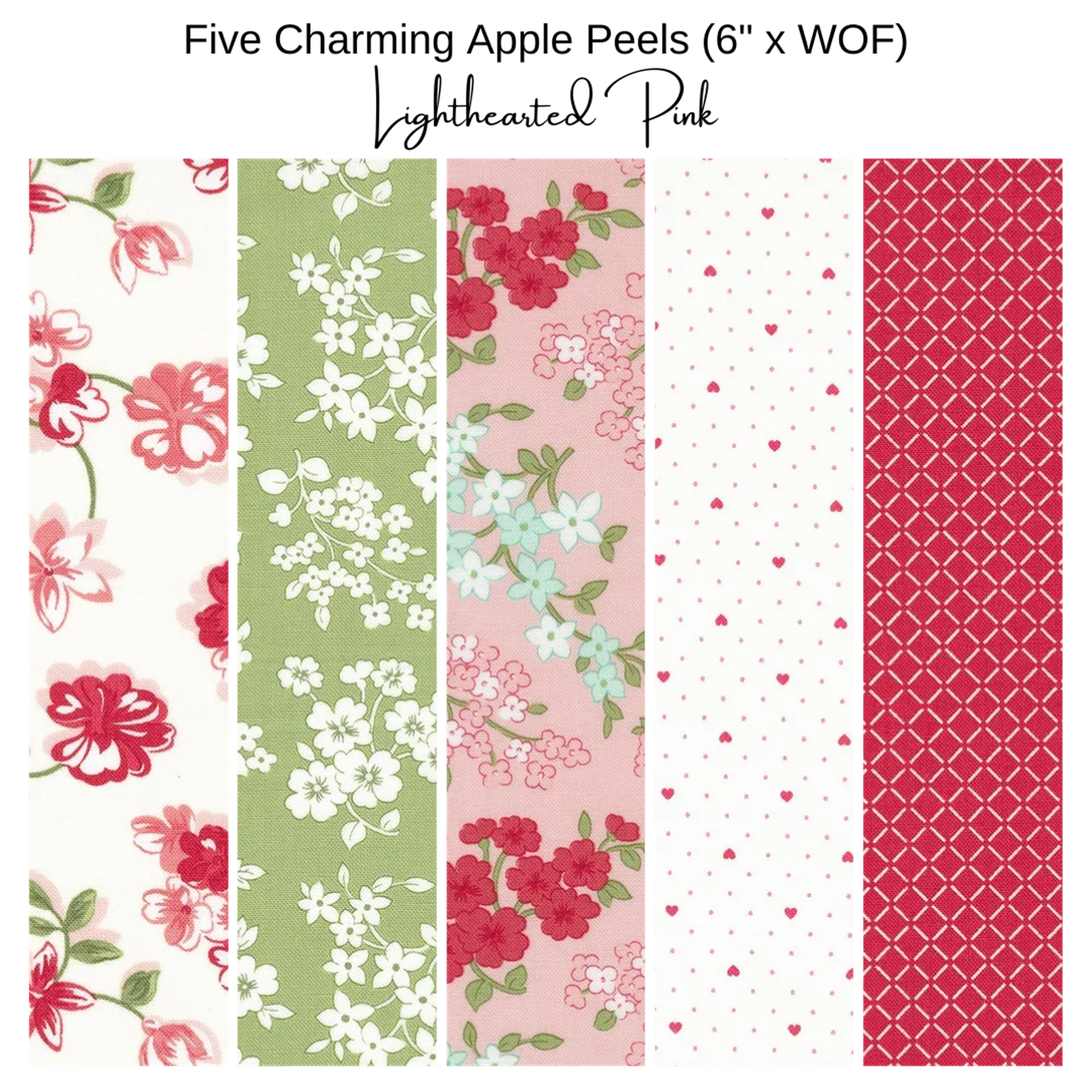 6" Apple Peel (5) - Charming Peel Lighthearted Pink