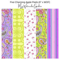6" Apple Peel (5) - Charming Peel My Watercolor Garden