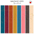 6" Apple Peel (8) - Speckled