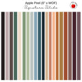 6" Apple Peels (20) - AG Signature Solids