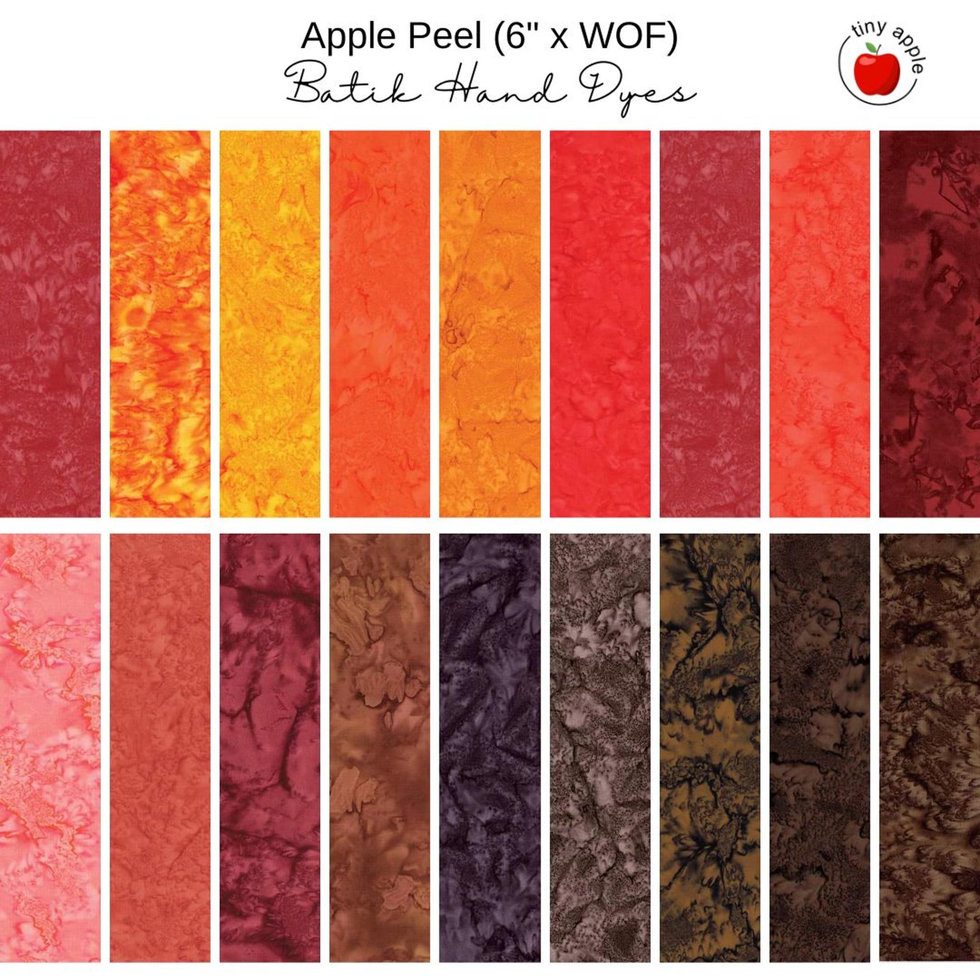 6" Apple Peels Warm Glow (18)