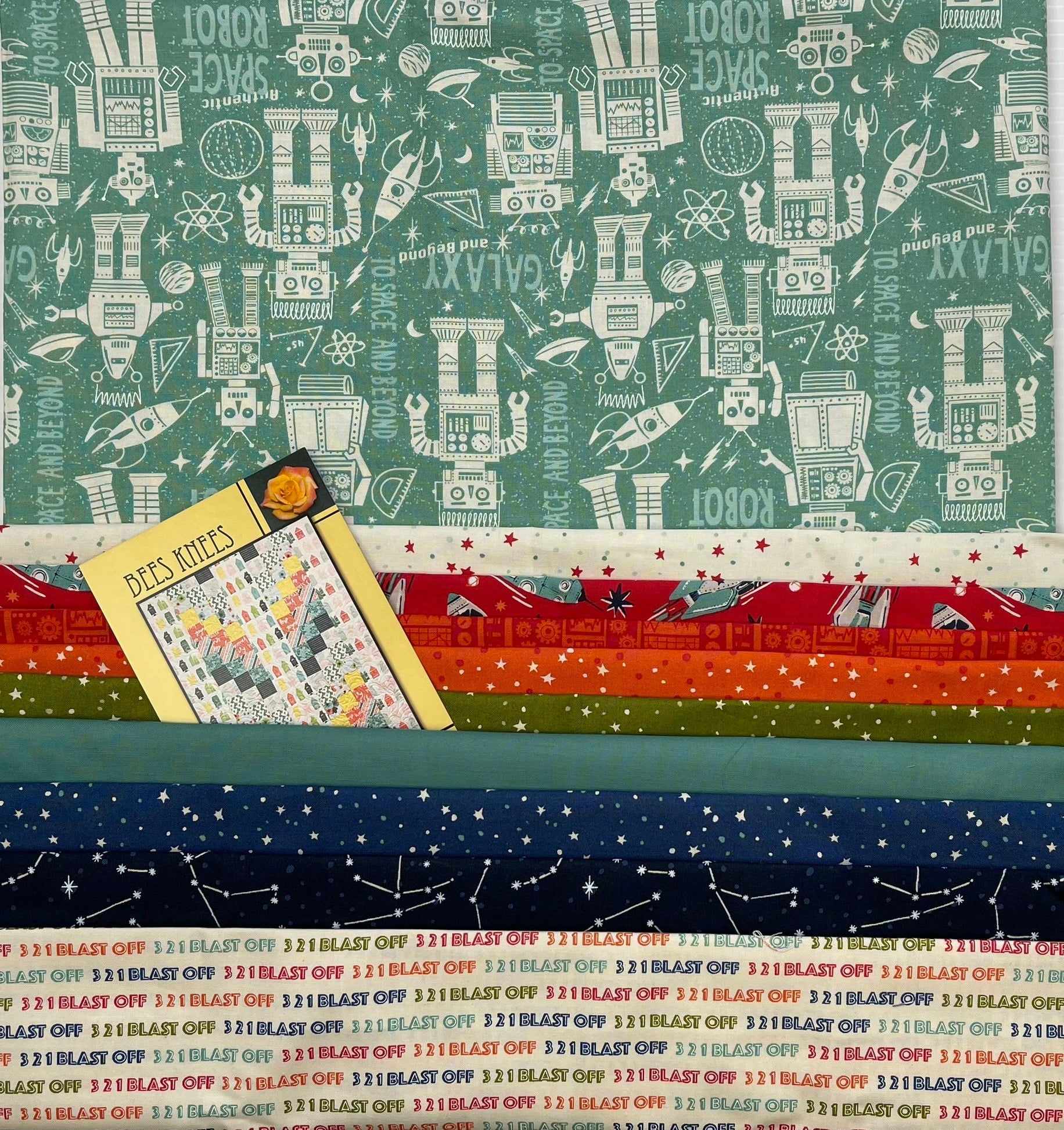 Kit: Bees Knees - 56" x 72" - Includes Pattern | Multiple Colorways