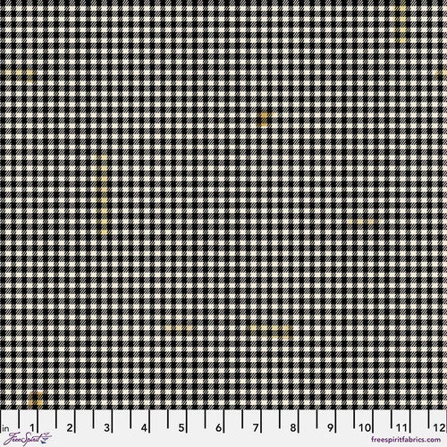 Free Spirit: Holidays Past by Tim Holtz Taped Gingham: Black