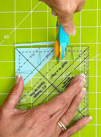 4 1/2 Triangle Square Up PLUS Ruler