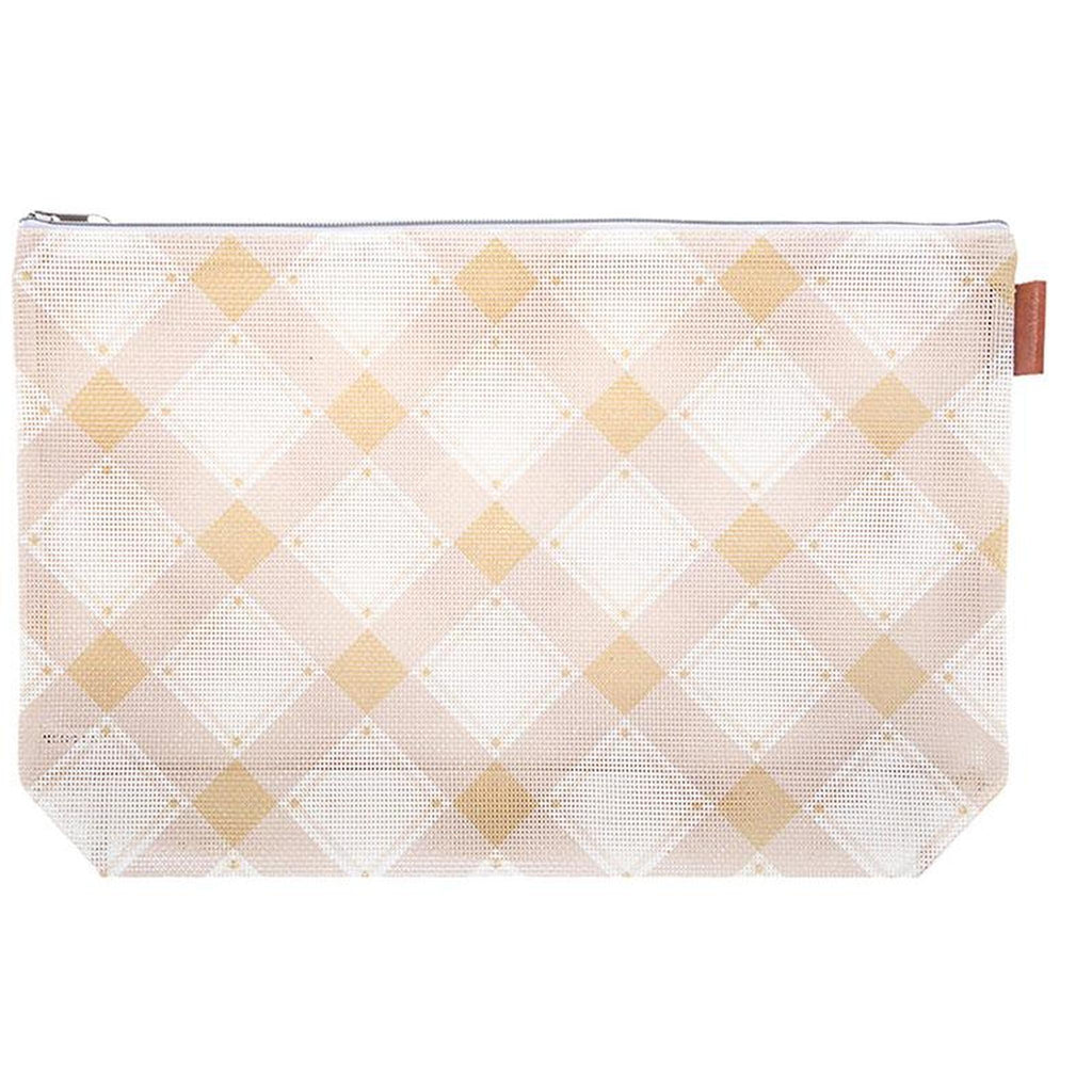 Mad for Plaid Project Bag by Its Sew Emma - 11" x 16"