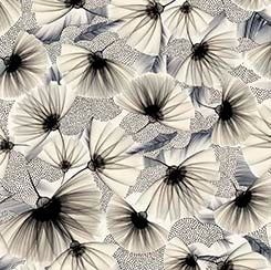 Floral Allure Fan Floral- Alabaster