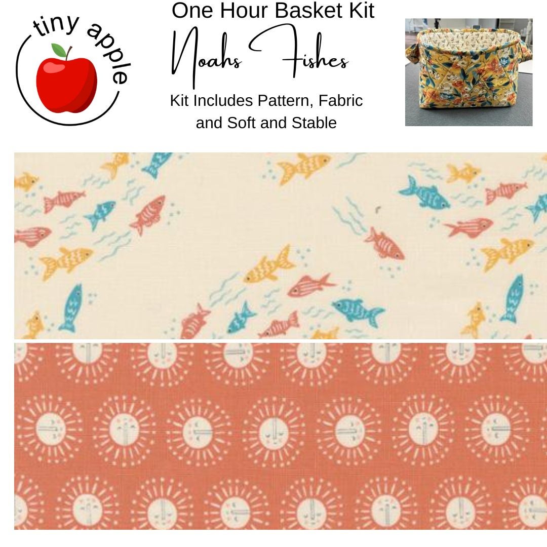 Kit:  One Hour Basket - Noah's Fishes