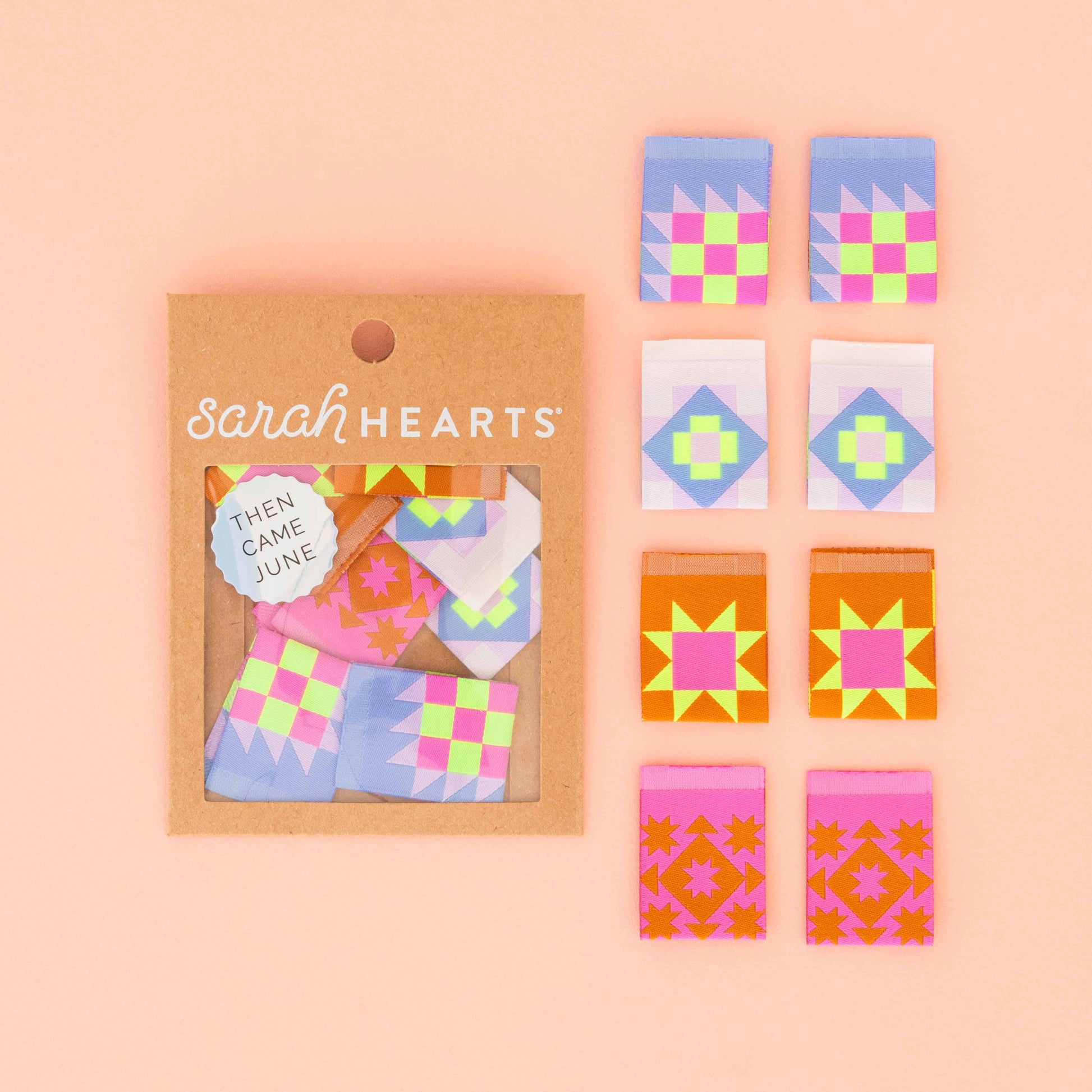 Quilt Label - Sarah Hearts X Then Came June | Star Quilt Block
