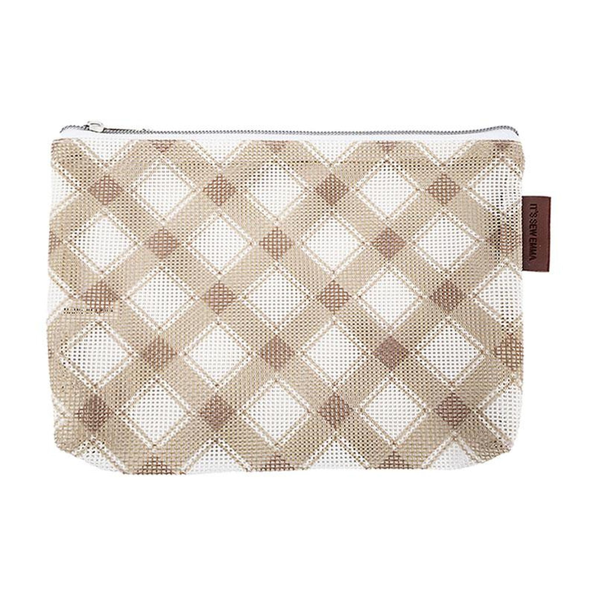 Mad for Plaid Mini Project Bag by Its Sew Emma - 6.5" x 9"