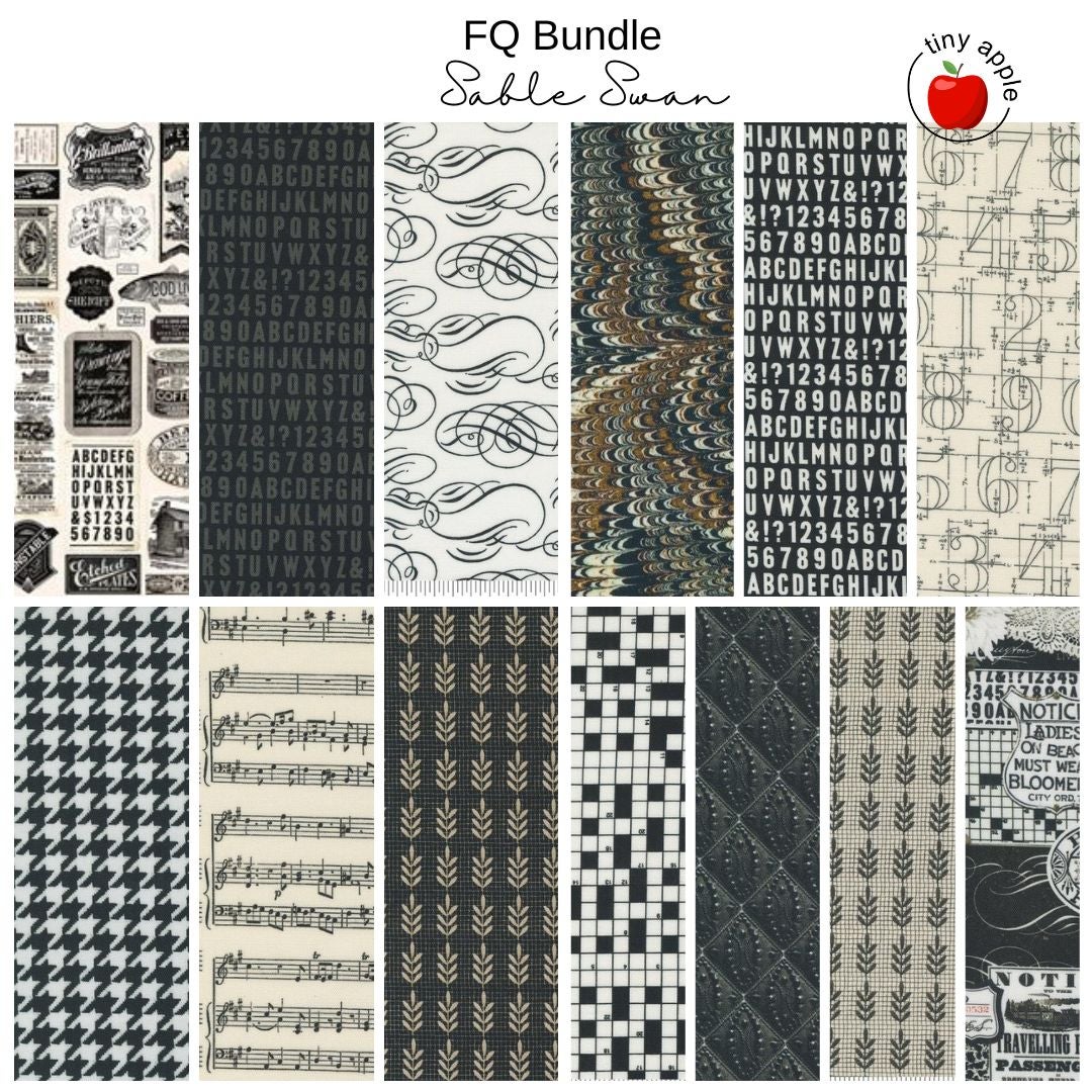 Fat Quarter Bundle (13) Sable Swan