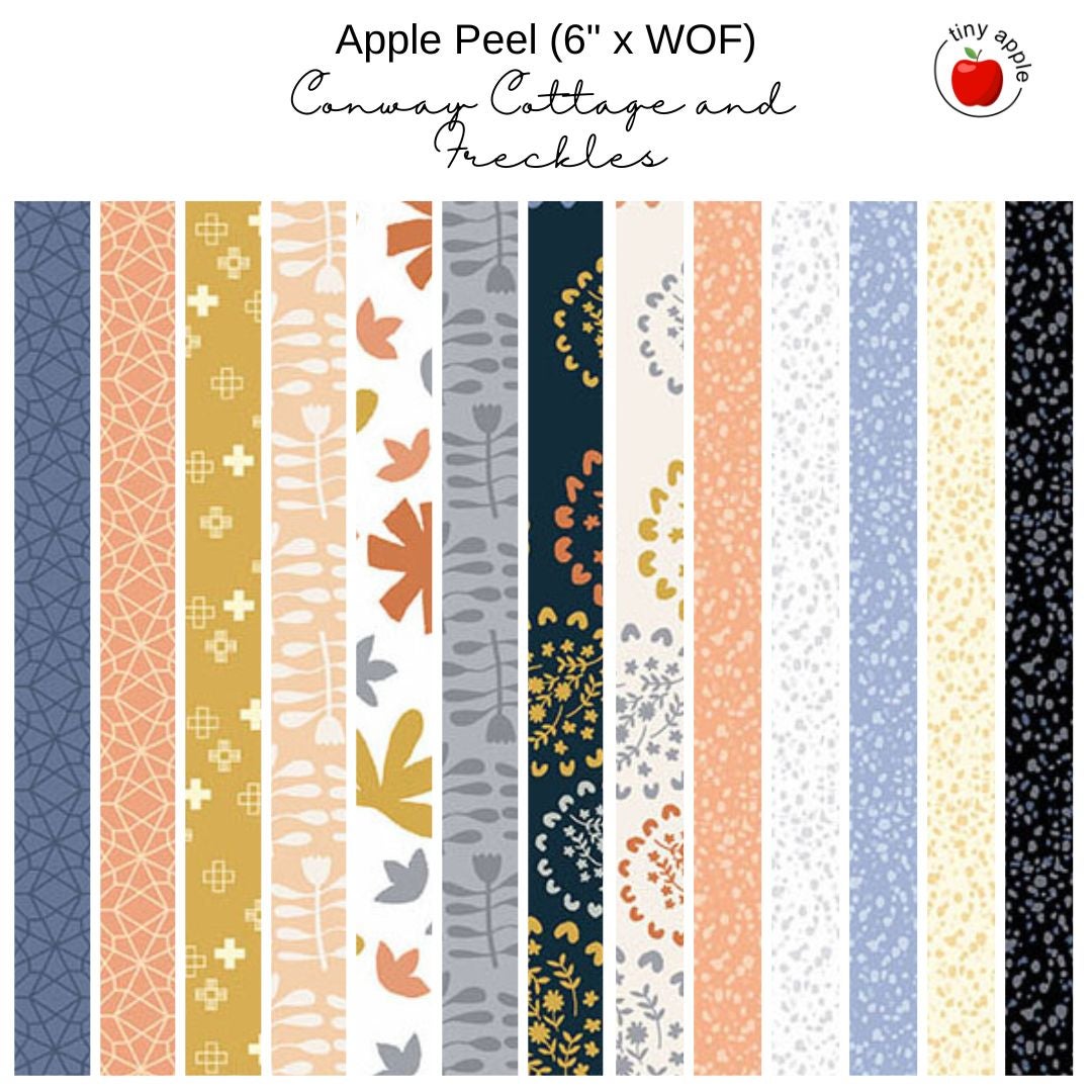 6" Apple Peel (13) - Conway Cottage and Freckles