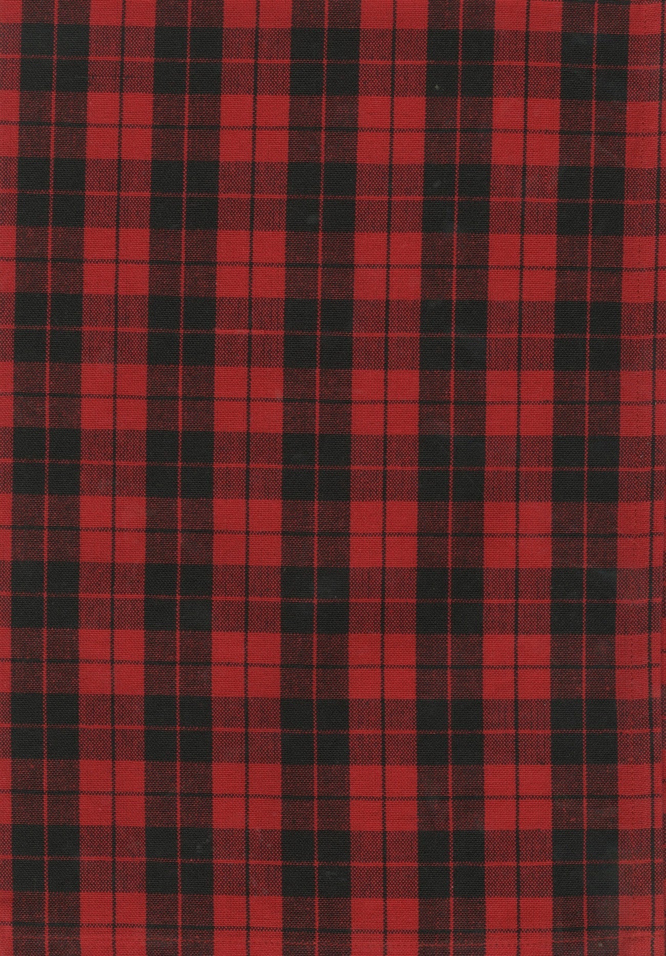 Dunroven House Tea Towel - Bright Red and Black