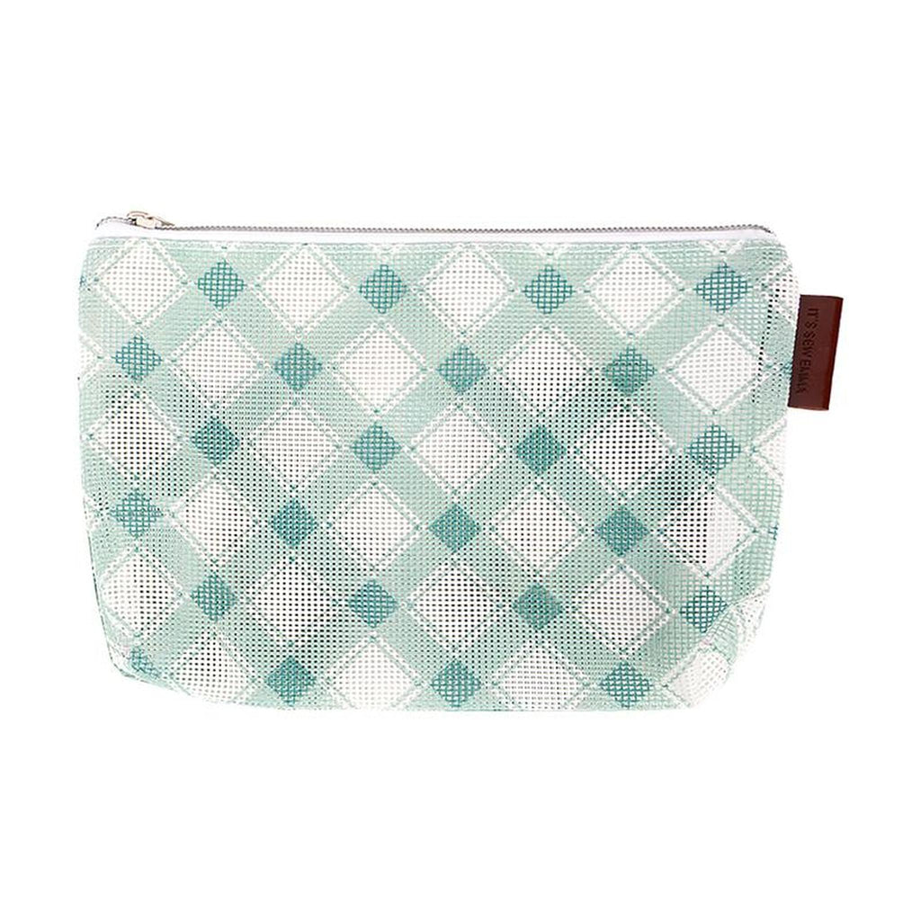 Mad for Plaid Mini Project Bag by Its Sew Emma - 6.5" x 9"