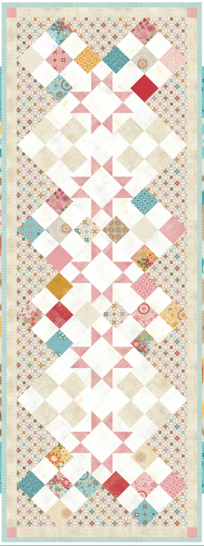 Kit: Gather Around Table Runner in Sunday Brunch (19 1/2" x 53 1/2") | Pattern Included