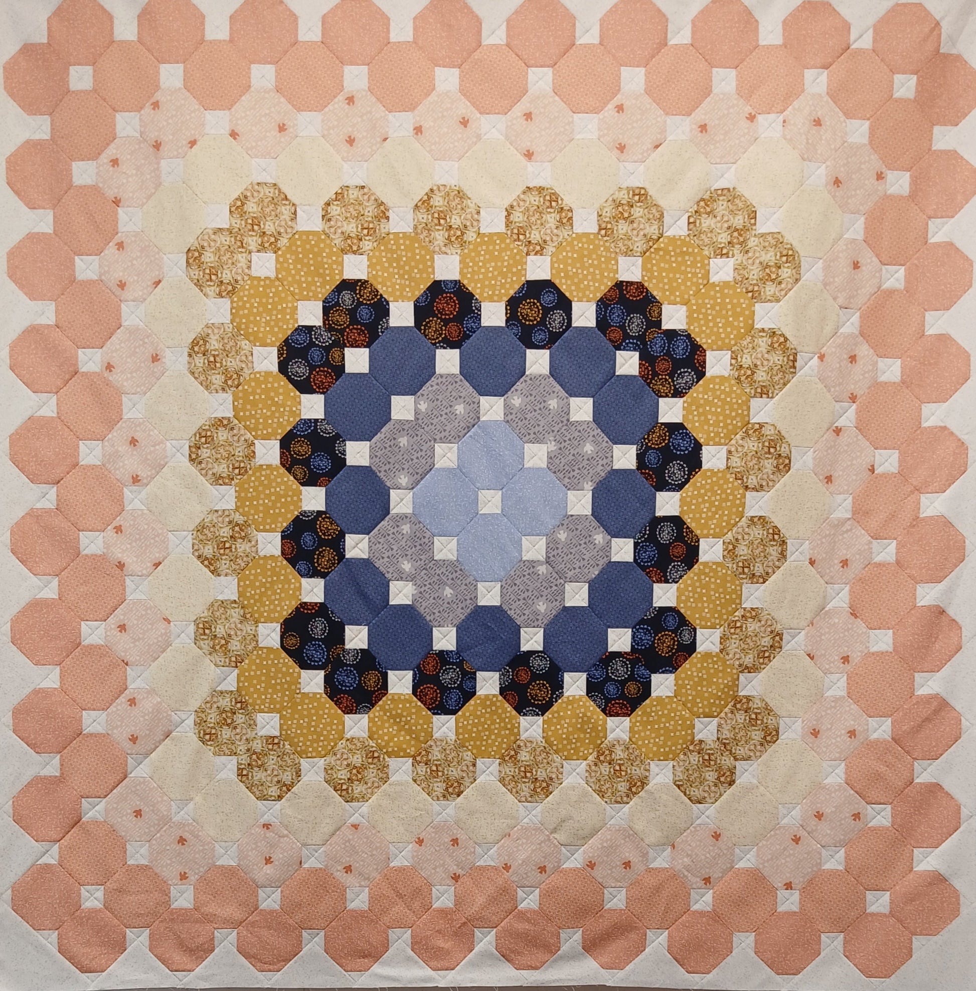 Kit: Cozy Crochet Quilt - Conway Cottage and Freckles (62" x 62")