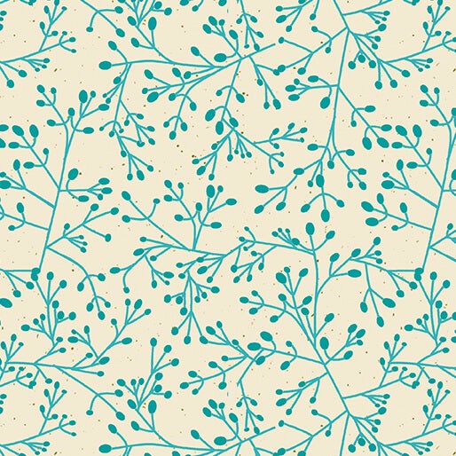 Wishflower by Rachel Rossi - Tallium Tangle Teal