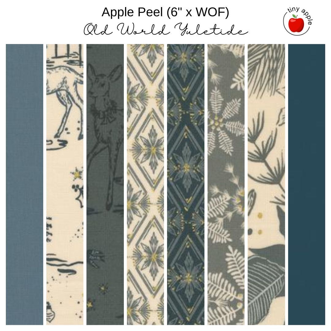 6" Apple Peel (8) - Old World Yuletide