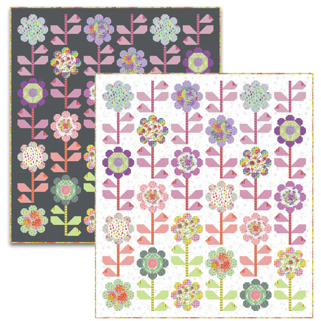 Untamed by Tula Pink Blooming Bouquet Quilt Kit - Pattern Included