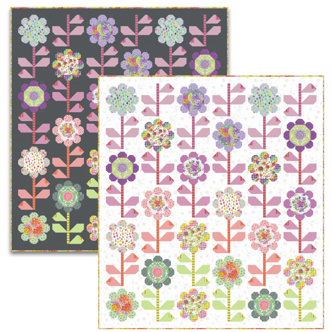 Untamed by Tula Pink Blooming Bouquet Quilt Kit - Pattern Included