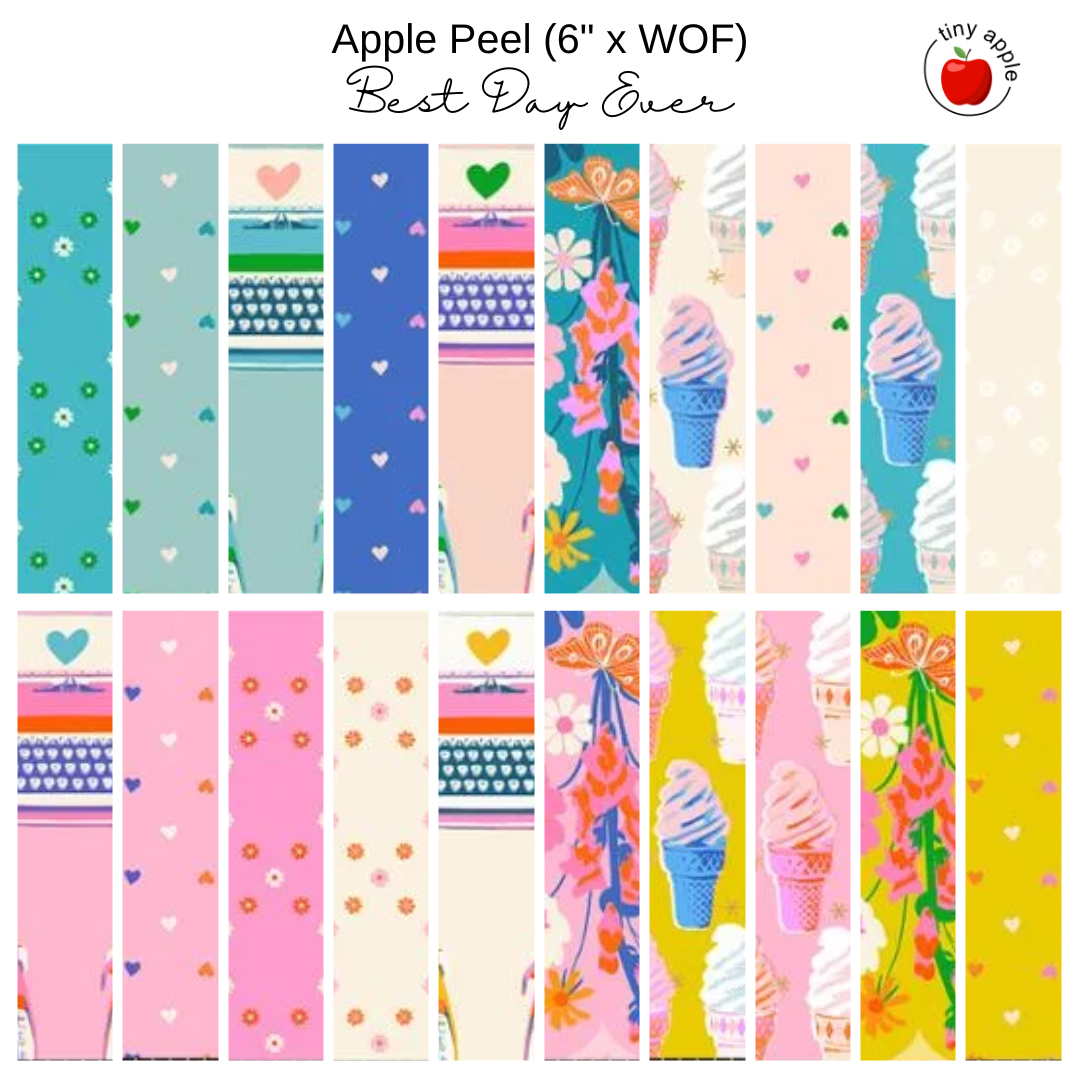 6" Apple Peels (20) - Best Day Ever