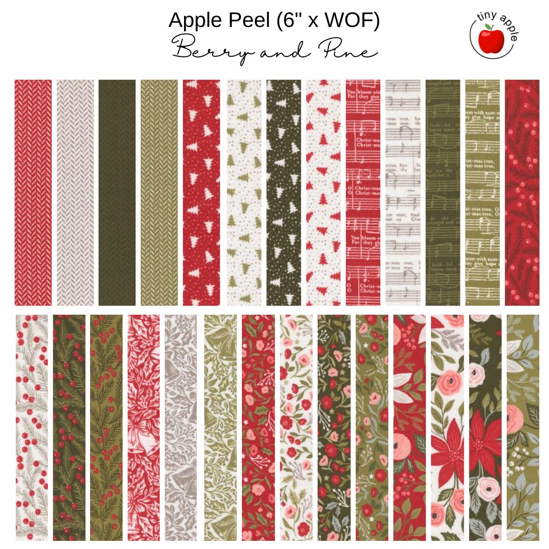 6" Apple Peel (27) - Berry and Pine