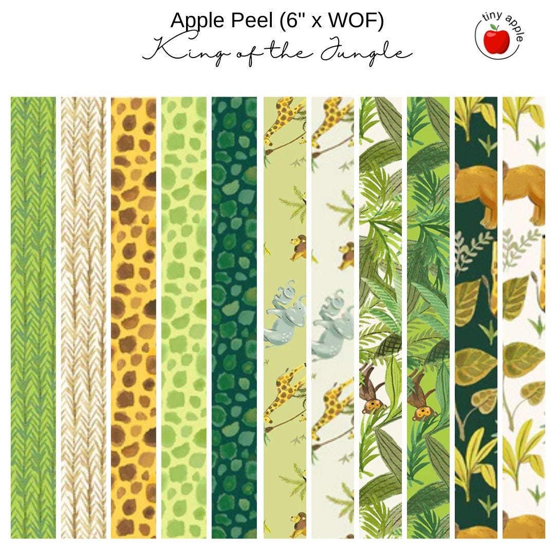6" Apple Peels (11) - King of the Jungle