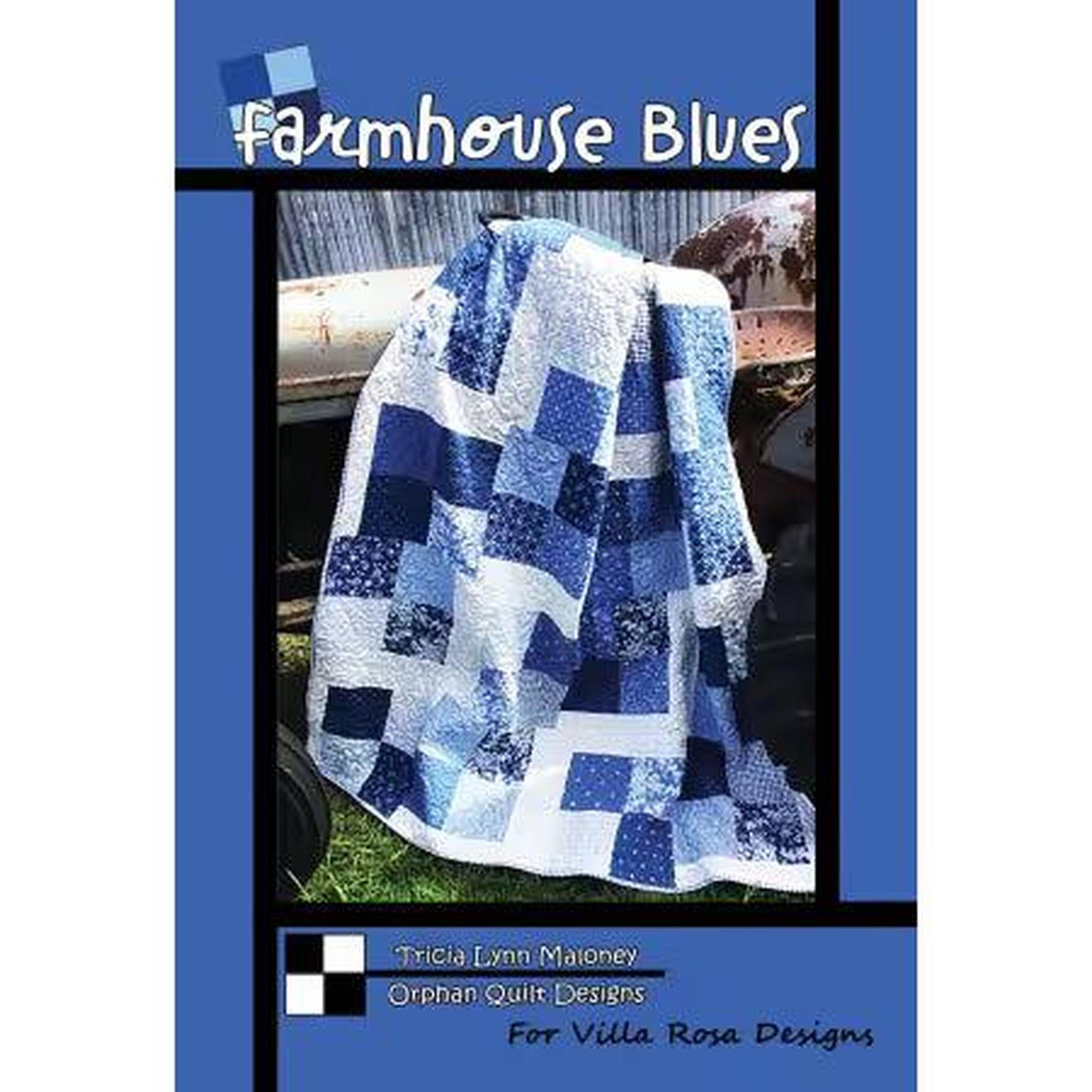 Villa Rosa Pattern - Farmhouse Blues