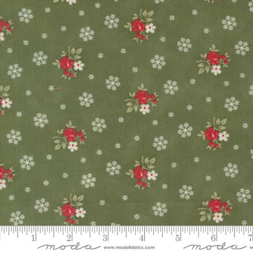 Moda: A Christmas Carol by 3 Sisters Floral Flurries: Holly