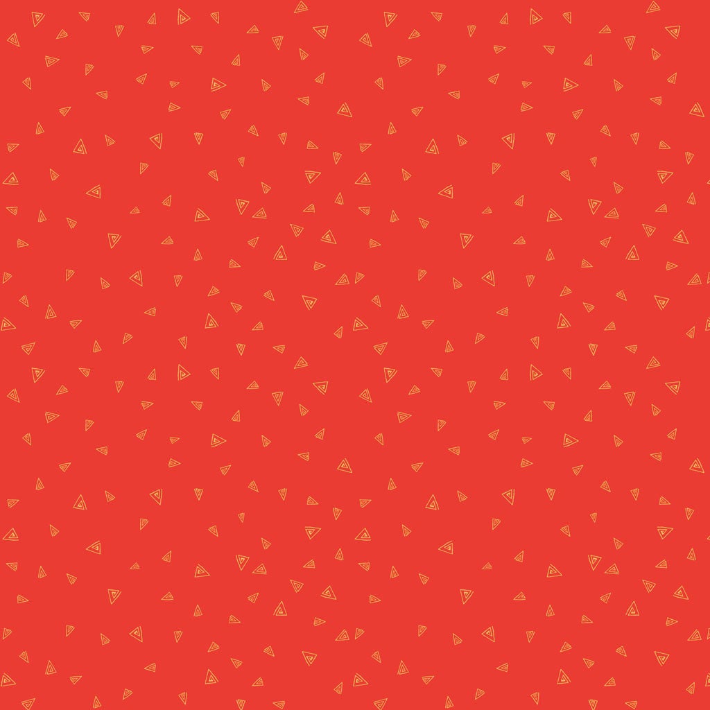 Fantasticats Gold Triangles - Orange/Gold Metallic