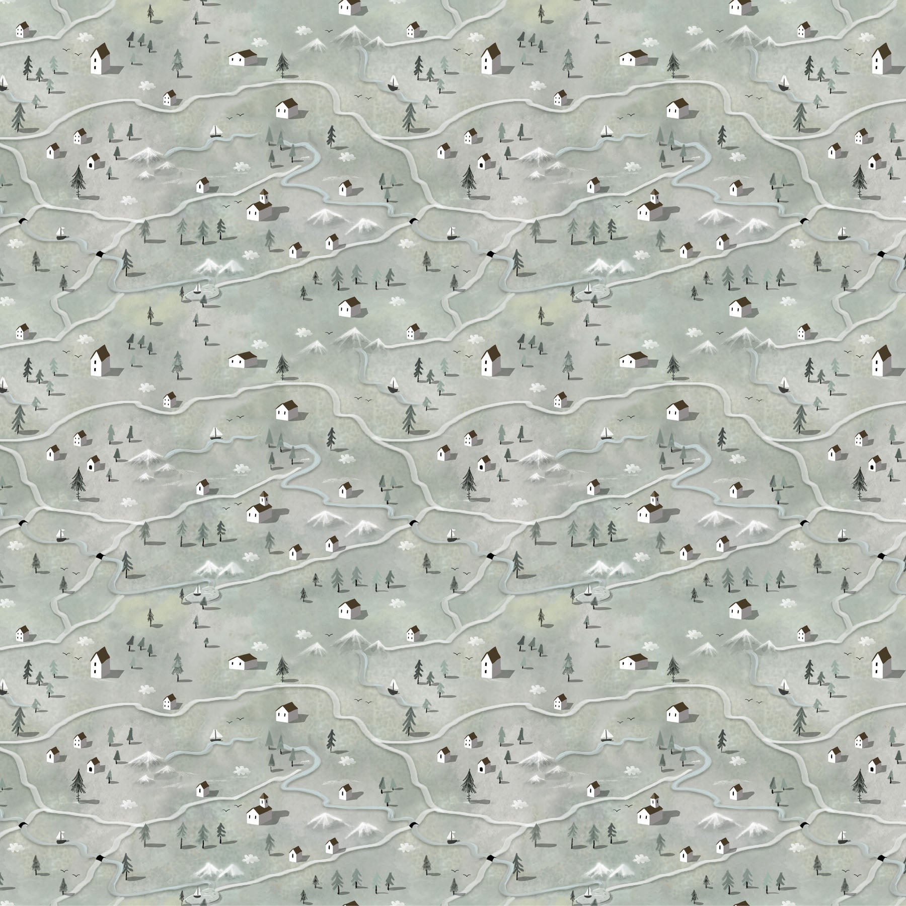 Great Journey by Bernadett Urbanovics - Houses Sage