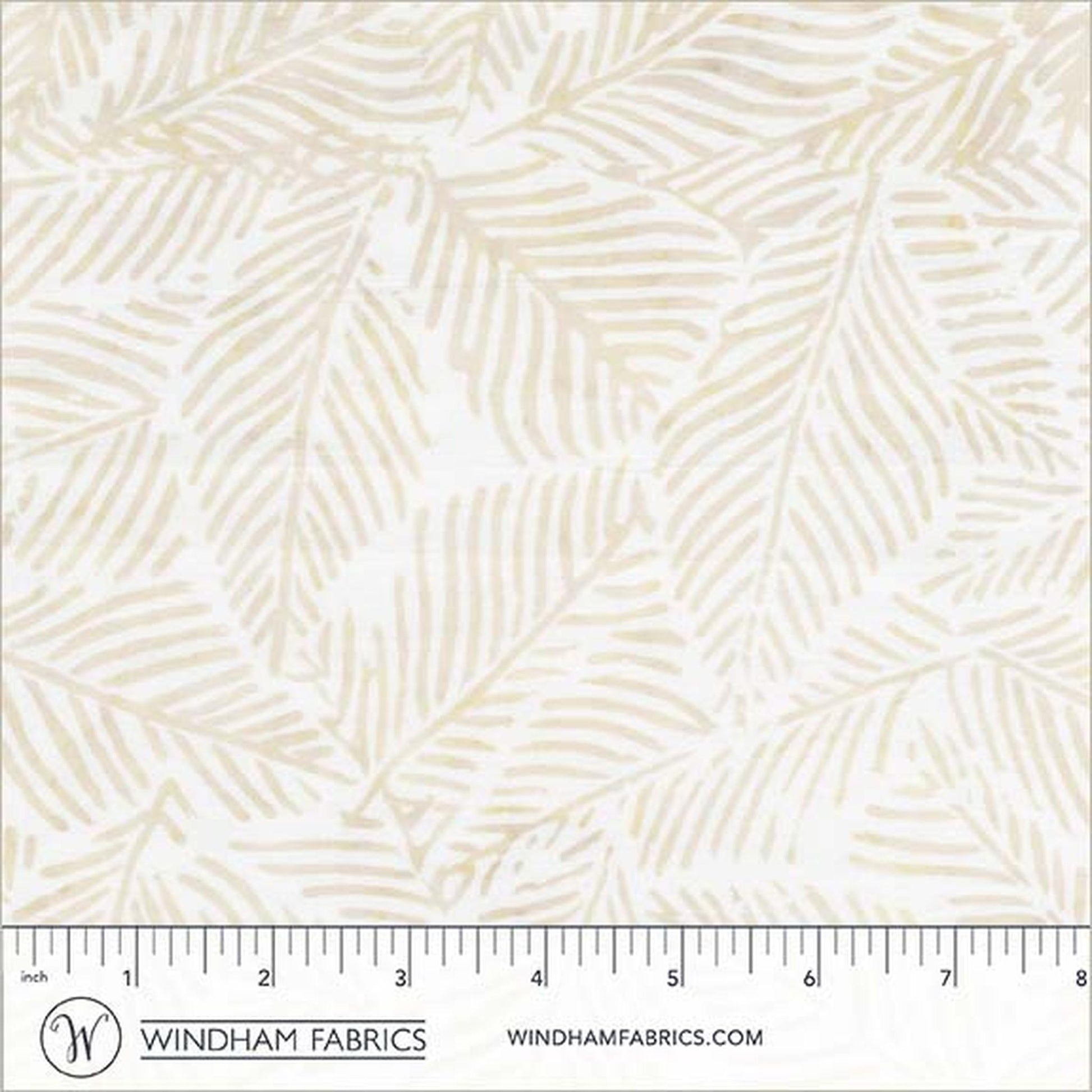 Anthology Fabrics Encore - Palm Leaves - Whisper